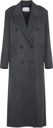 Frankie Shop Dames, Mantels, Grijs, Maat: S Wol