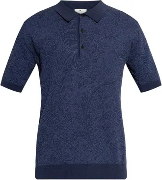 Etro Polo Etro con bottoni Paisley