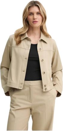 Sams&oslash;e & Sams&oslash;e Jassen, Dames, Beige, M, Katoen, Saesmella Jacket