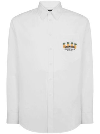 Dsquared2 Overhemd met logoprint - Wit
