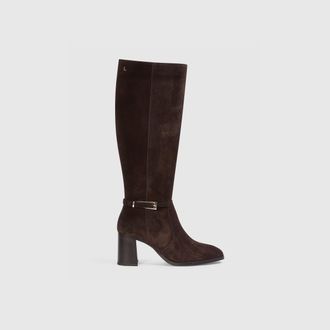 Lounge Ivy Knee-High Boots - Chocolate - 39