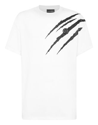 Plein Sport T-Shirt Ronde Hals Ss Scratch