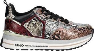 Liu Jo Maxi Wonder 01 - Dames - Sneakers - Veelkleurig - 36 EU - Leer - Schoenen