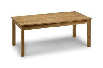 Netfurniture Cox Solid Oak Coffee Table in Brown