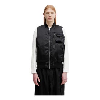 Alpha Industries Ma-1 Base Vest - Heren - Bodywarmers - Zwart - XL - Polyester - Jassen