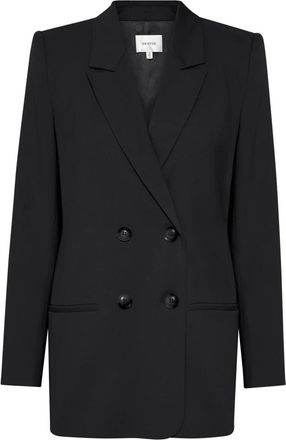 Gestuz Klassieke Oversized Blazer - Dames - Blazers - Zwart - XS - Polyester - Jassen