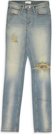 Rhude Blue / Yellow Straight-Fit Jeans