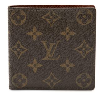 Louis Vuitton Brown Pvc Leather Wallet (Bi-Fold) (Pre-Owned)