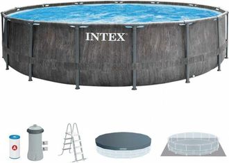 Intex Piscina Desmontable Tubular Baltik - Redonda - 4,57 M X 1,22 M