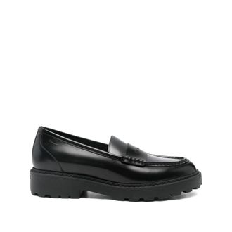Bally Loafer - Dames - Loafers - Zwart - 38 EU - Leer - Schoenen