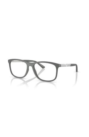 Emporio Armani 53mm Rectangle optical glasses in Grey at Nordstrom