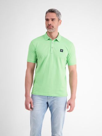 Lerros Poloshirt LERROS Poloshirt f&uuml;r Herren, sportiv und bequem, Herren, Gr. S, light peppermint, 97% Baumwolle, 3% Elasthan, ohne Ausschnitt, Shirts Polosh