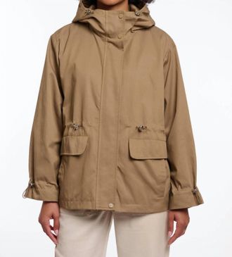Rino&Pelle Liya Parka With Hoodie In Dark Olive