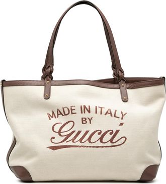 Gucci Tweedehands Canvas Craft Tote
