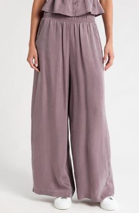 Travis Mathew Chardonnay Sunday Wide Leg Pants in Moonscape at Nordstrom Rack, Size X-Small