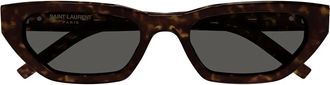 Saint Laurent Sunglasses Sl M126 002 Brown/Gray Unisex