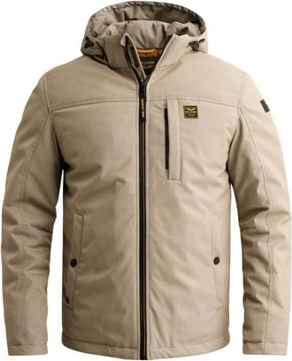 PME Legend Winterjas - Heren - Jassen - Beige - Maat: XL