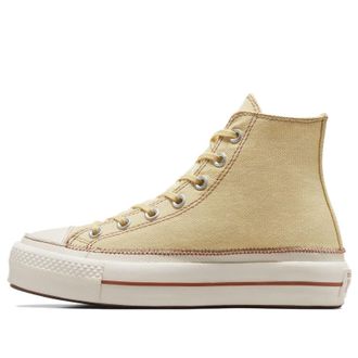 Converse (WMNS) Converse Chuck Taylor All Star Lift Platform Yellow Brown A04659C