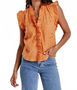 Dear John Denim Ellie Top In Apricot Crush