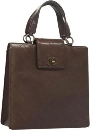 Chanel Pre-owned Handbags, female, Brown, Size: ONE SIZE Pre-owned Leather chanel-bags