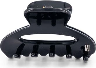 Alexandre de Paris Clemenceau acetate hair clip in Black at Nordstrom, Size Small
