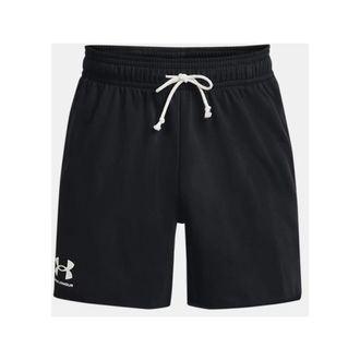 Under Armour Rival Terry 6-inch Shorts - Heren - Korte Broeken - Zwart - XL - Katoen - Korte Broeken