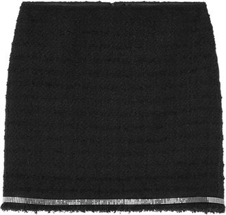 Versace Minigonna Heritage in tweed - Nero