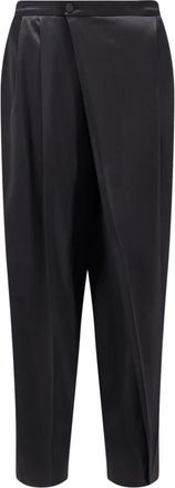 Alberta Ferretti Tapered Broeken - Dames - Broeken - Zwart - M - Broeken
