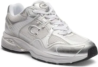 Coach C301 Sneakers Mens Optic White Leather Low Top Running Shoes ZPO3985