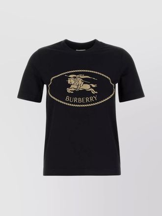 Burberry cotton ribbed slim-fit short-sleeve t-shirt
