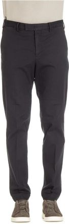 Pantaloni Torino Dieci Slim-fit Broek - Heren - Slim Fit Broeken - Blauw - L - Leer - Broeken