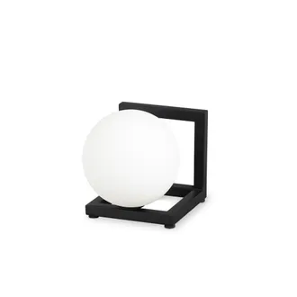 Ideal Lux L&aacute;mpara de mesa negra An. 120 x Al. 120 x Pr. 120 mm