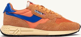 Autry REELWIND LOW SNEAKERS IN CANOVA AND STRONG BLUE NYLON AND SUEDE