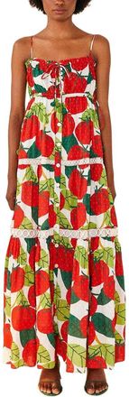 Farm Rio Tomato Midi Dress
