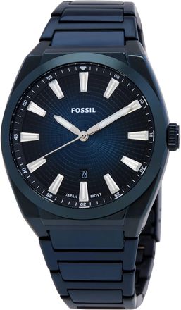 Fossil Everett Quartz Blue Dial Mens Watch FS6169
