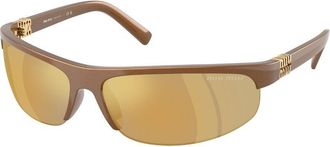 Miu Miu MUA02SF Asian Fit 16Y8G1 Womens Sunglasses Brown Size 68