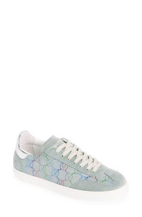 Mario Valentino Guiditta Leather Sneaker in Grey at Nordstrom Rack, Size 8.5