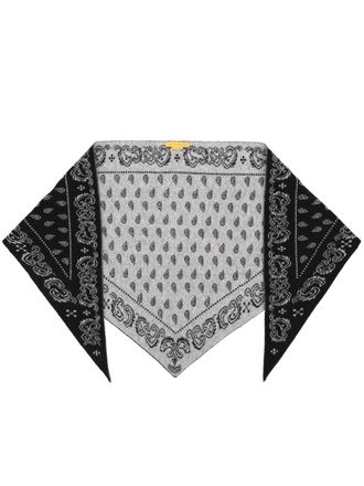 Guest In Residence The Wild Rag Paisley Pattern Cashmere Scarf