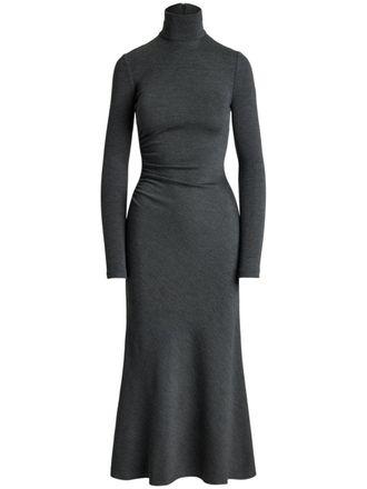 Ralph Lauren Collection soft jersey long-sleeve dress - Grey