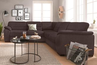 Sit&more Ecksofa »Montego L-Form« wahlweise mit Bettfunktion und Schubkasten