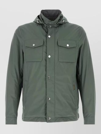 Moorer fenzi hooded jacket adjustable cuffs pockets