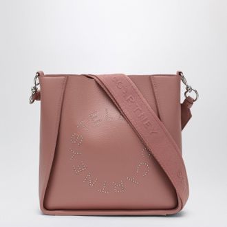 Stella McCartney Stella Mc Cartney - Quadratische Umh&auml;ngetasche in Rosa mit Logo
