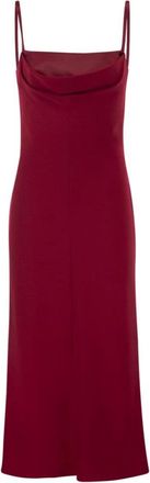 Max Mara Cady Midi Jurk - Dames - Feestkleedjes - Rood - 2XS - Polyester - Kleedjes