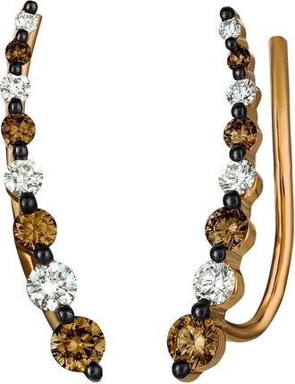 Le Vian 14K Rose Gold 0.52 ct. tw. Diamond Climber Earrings
