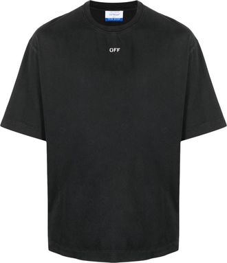 Off-white S.Matthew Skate logo-print T-shirt - men - Cotton - S - Black