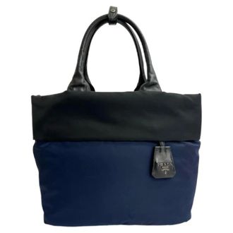 Prada Pre-owned Tote Bags, female, Black, Size: ONE SIZE Pre-owned Vintage Tote Bag