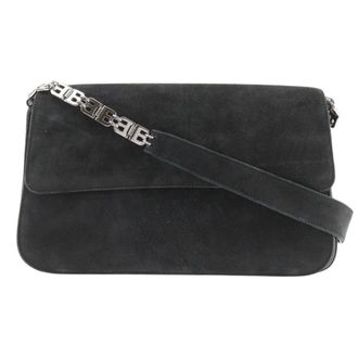 Bally Suede Shoulder Bag (Pre-Owned)