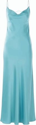 Pinko Farro Satin Open Back Dress