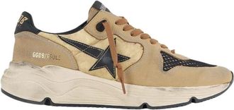 Golden Goose Running Sole Sneakers - Heren - Sneakers - Beige - 41 EU - Katoen - Schoenen