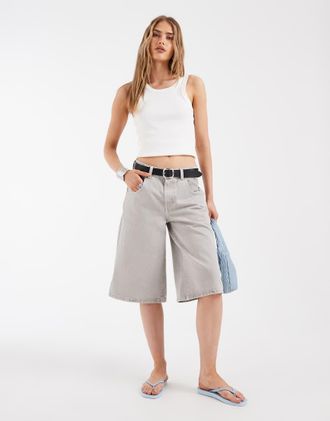 Levi's Jorts super larghi grigi-Grigio